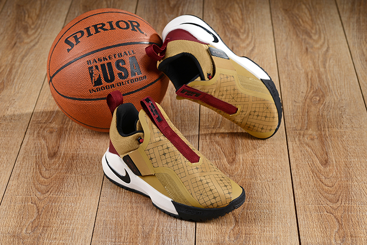 Nike LeBron Ambassador 11 Army Yellow Red Black Shoes